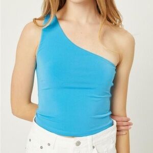 Love tree one shoulder top